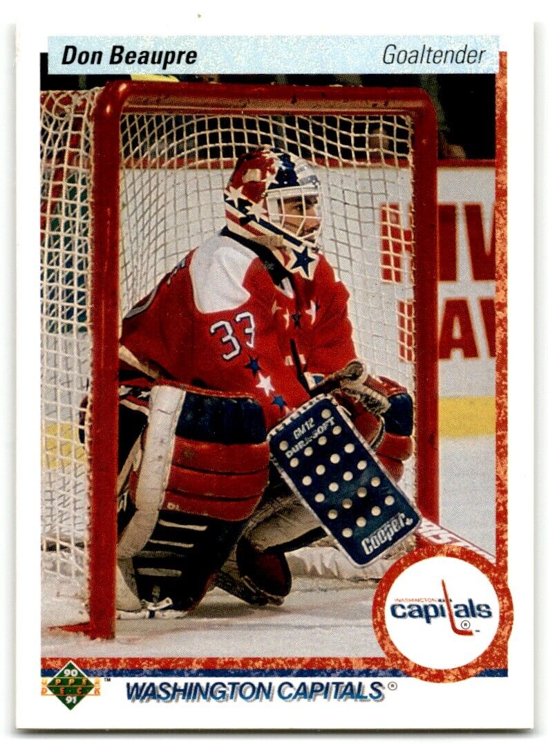 1990-91 Upper Deck Don Beaupre Washington Capitals #217