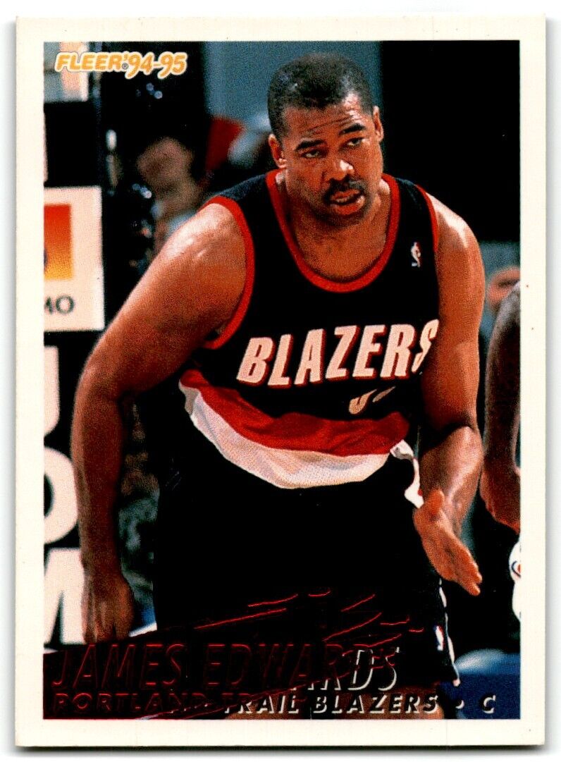 1994-95 Fleer James Edwards Portland Trail Blazers #358