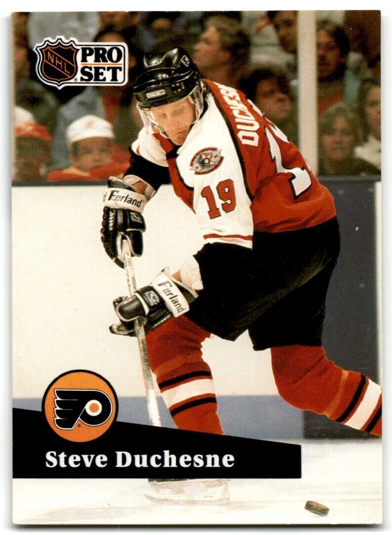 1991-92 Pro Set Steve Duchesne Philadelphia Flyers #448