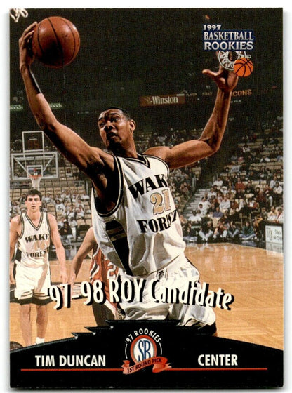 1997-98 Score Board Rookies Tim Duncan Wake Forest #57