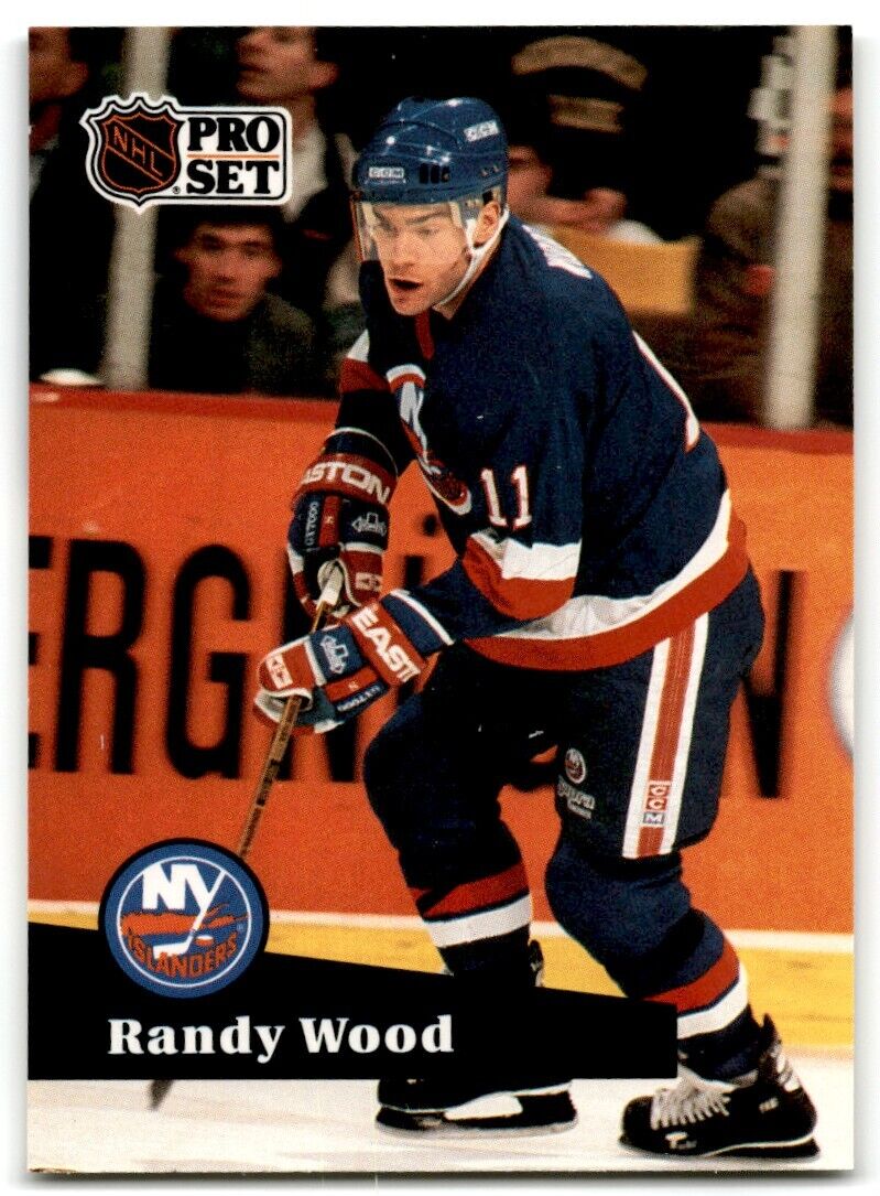 1991-92 Pro Set Randy Wood New York Islanders #151