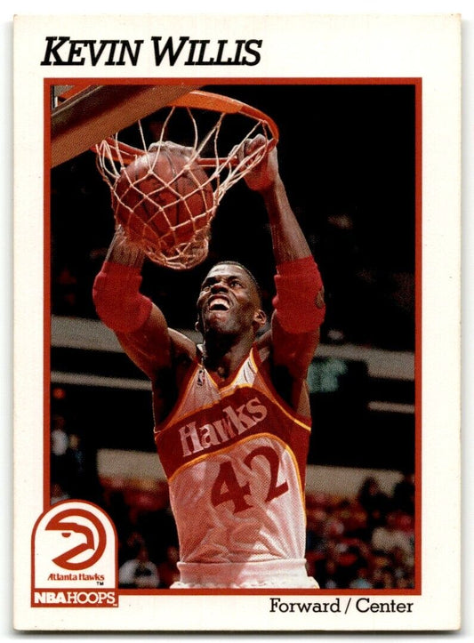 1991-92 Hoops Kevin Willis Atlanta Hawks #8