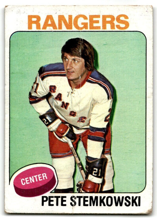 1975-76 Topps Pete Stemkowski New York Rangers #303