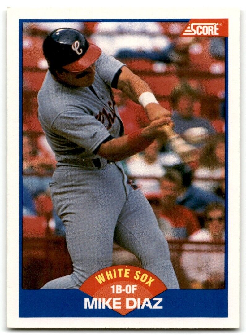 1989 Score Mike Diaz Chicago White Sox #603