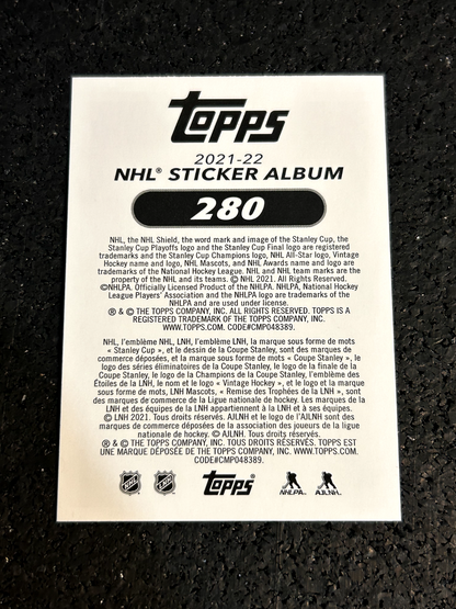 2021-22 Topps NHL Stickers #280 Gabriel Vilardi - Los Angeles Kings