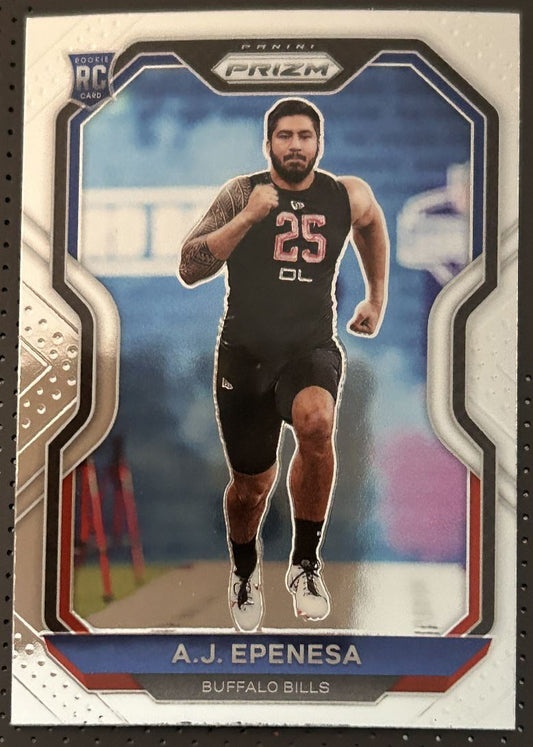 2020 Panini Prizm A.J. Epenesa Rookie Buffalo Bills #313