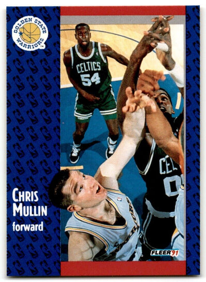 1991-92 Fleer Chris Mullin Golden State Warriors #69