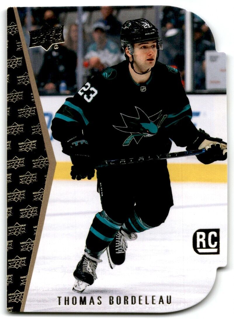 2022-23 Upper Deck Rookie Die-Cut Thomas Bordeleau Rookie San Jose Sharks #RDT-9