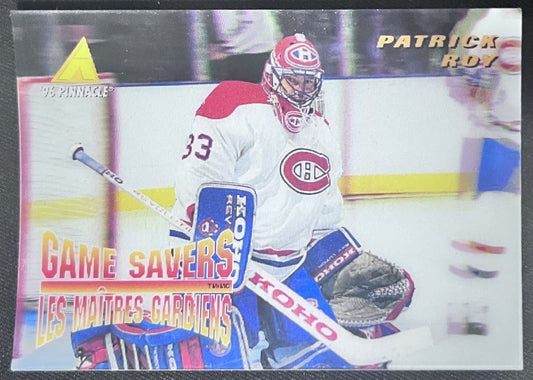 1995-96 Pinnacle McDonald's Game Winners Patrick Roy Montreal Canadiens #MCD-25