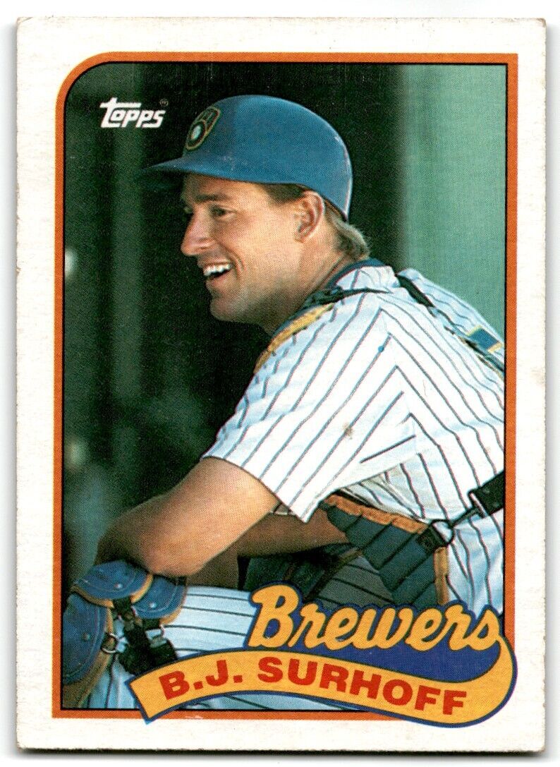 1989 Topps B.J. Surhoff Milwaukee Brewers #33