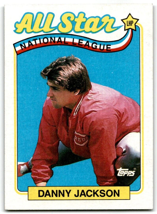 1989 Topps Danny Jackson Cincinnati Reds #395