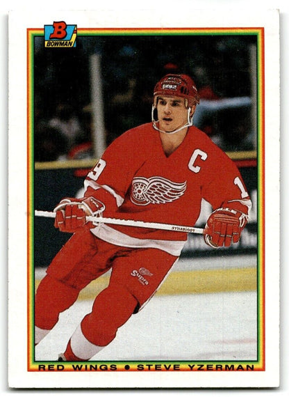 1990-91 Bowman Steve Yzerman Detroit Red Wings #233