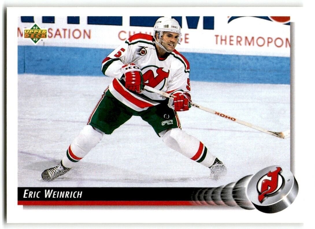 1992-93 Upper Deck Eric Weinrich New Jersey Devils #195