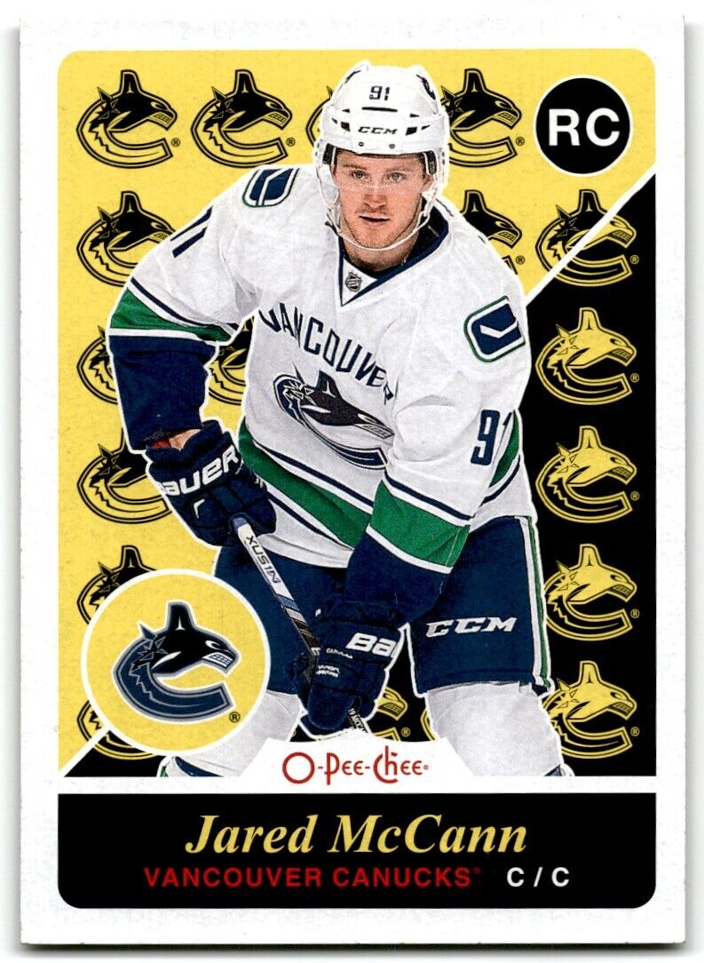 2015-16 Upper Deck O-Pee-Chee Update Jared McCann Rookie Vancouver Canucks #U32