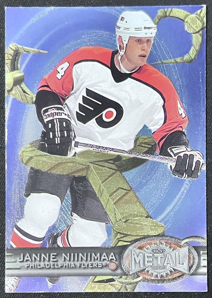 1997-98 Metal Universe Janne Niinimaa Philadelphia Flyers #189