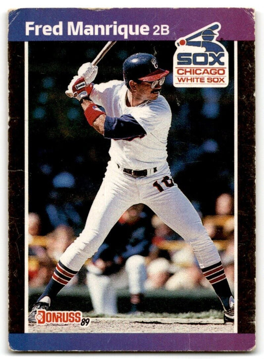 1989 Donruss Fred Manrique Chicago White Sox #489