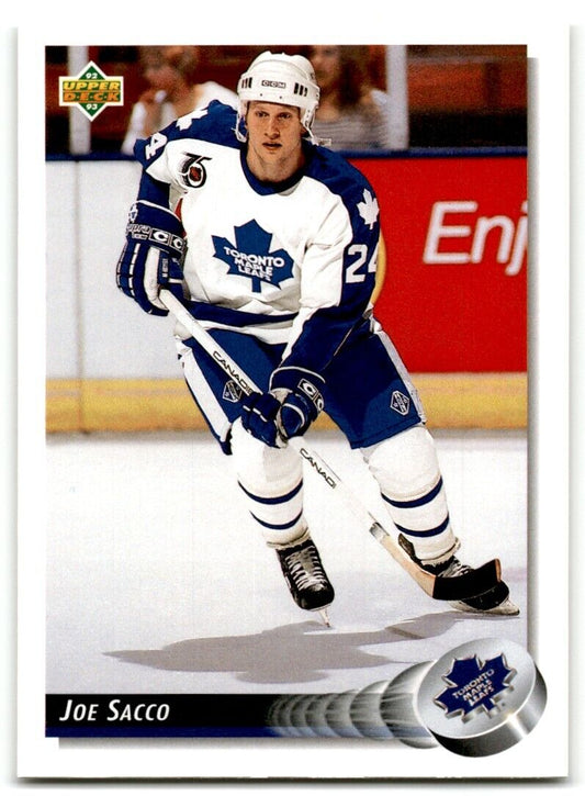 1992-93 Upper Deck Joe Sacco Toronto Maple Leafs #266