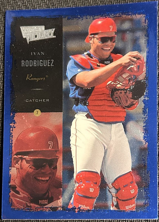 2000 Upper Deck Ultimate Victory Ivan Rodriguez Texas Rangers #23