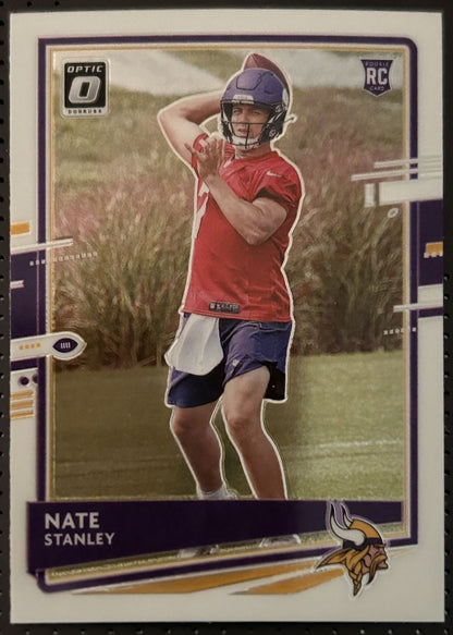 2020 Donruss Optic Nate Stanley Rookie Minnesota Vikings #150