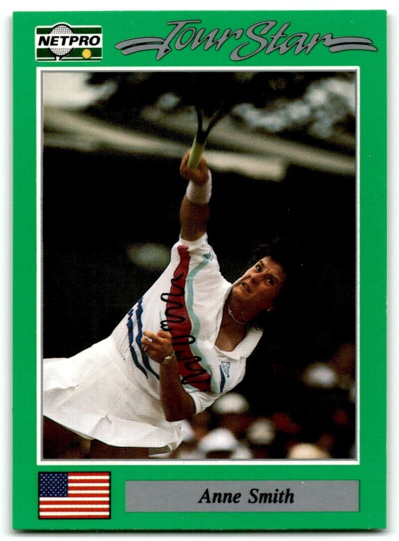 1991 Protennis player Cards Netpro Tour Star Anne Smith #69