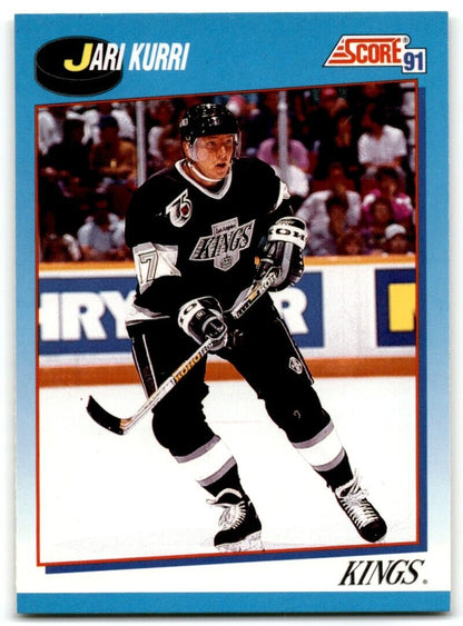 1991-92 Score Canadian Bilingual Jari Kurri Los Angeles Kings #600