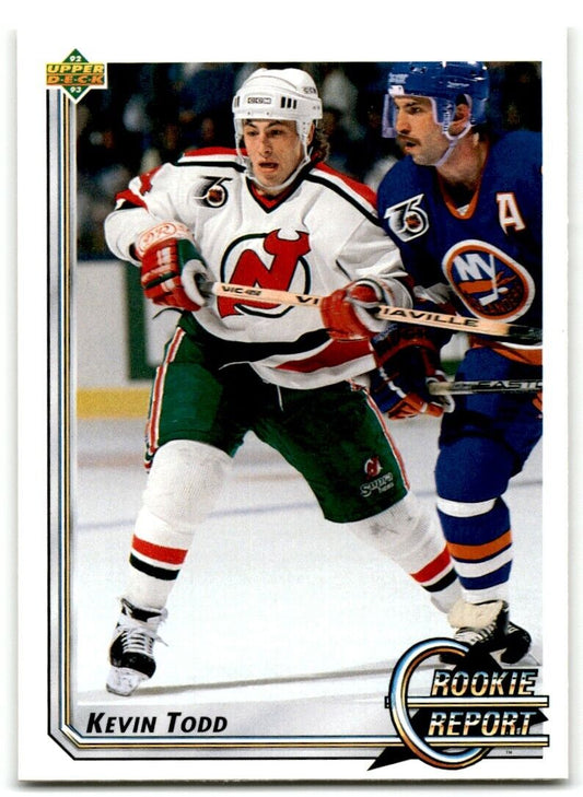 1992-93 Upper Deck Kevin Todd New Jersey Devils #365