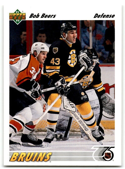 1991-92 Upper Deck Bob Beers Boston Bruins #490