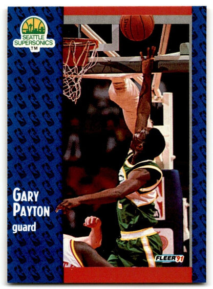 1991-92 Fleer Gary Payton Seattle SuperSonics #194