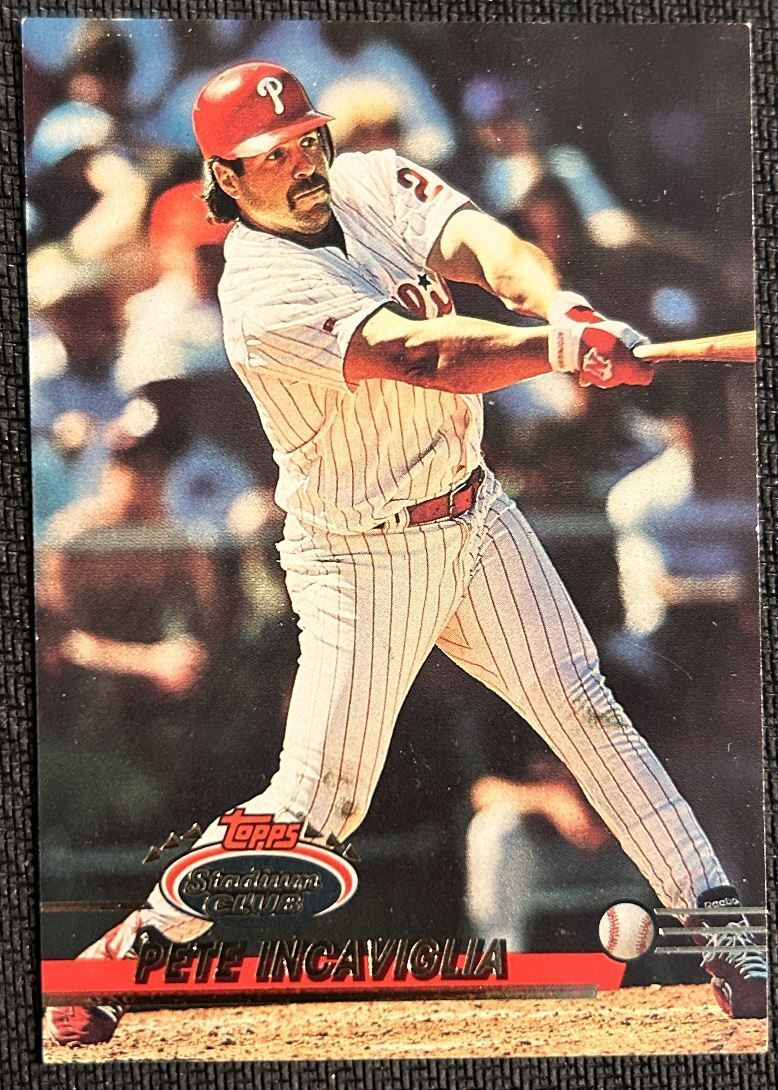 1993 Topps Stadium Club Pete Incaviglia Philadelphia Phillies #636