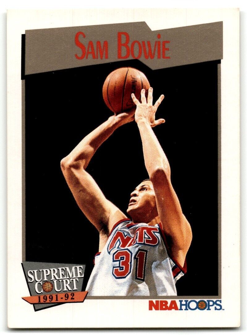 1991-92 Hoops Sam Bowie New Jersey Nets #481