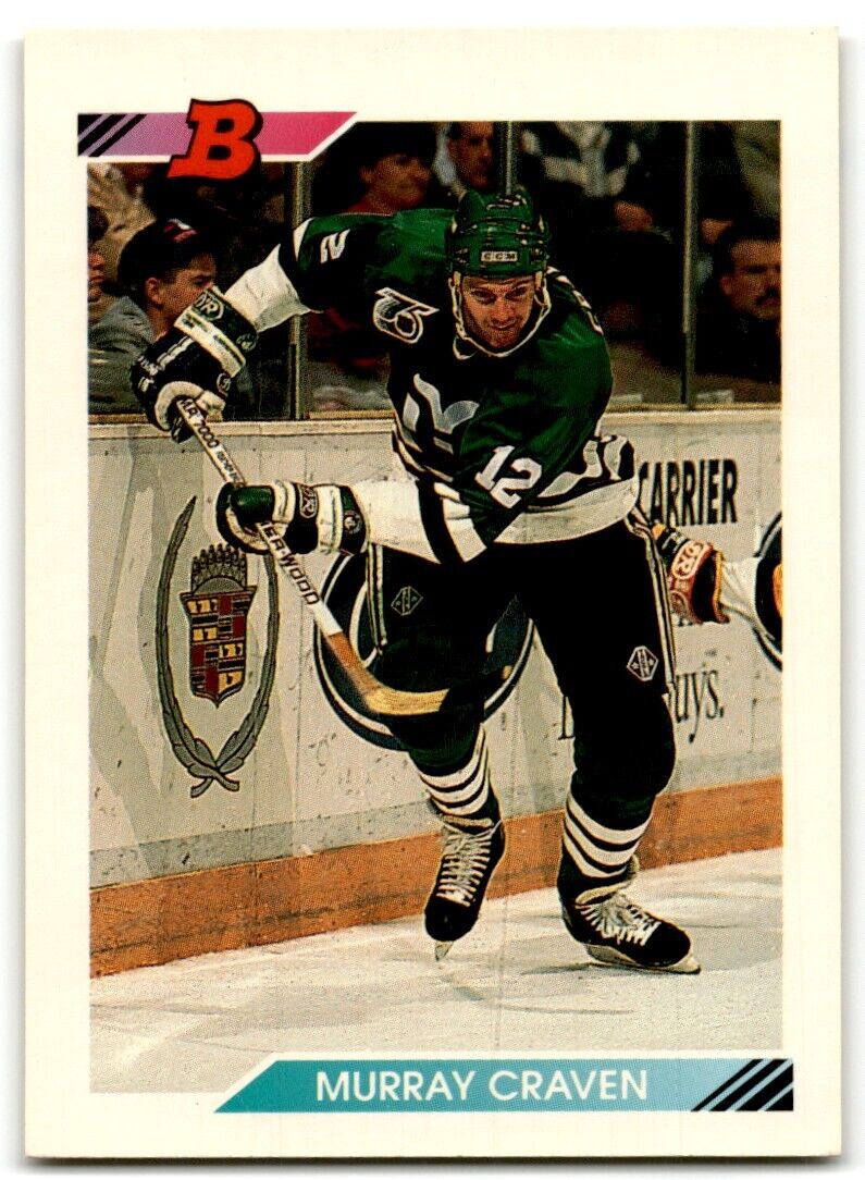 1992-93 Bowman Murray Craven Hartford Whalers #280