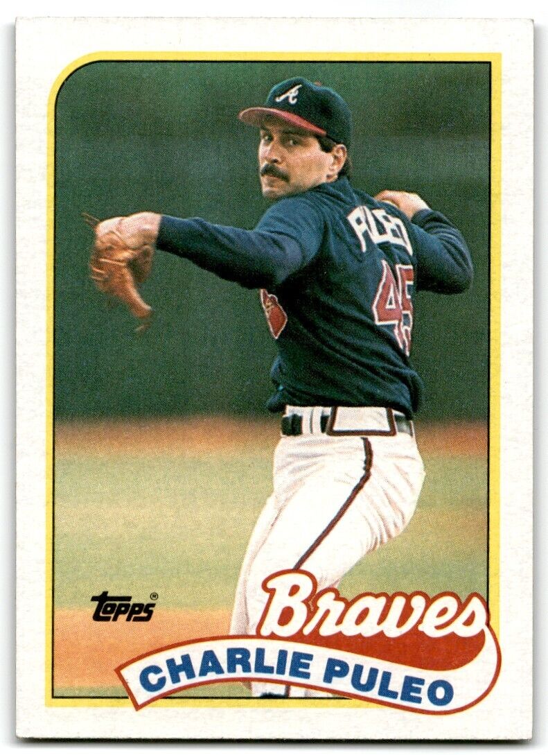 1989 Topps Charlie Puleo Atlanta Braves #728