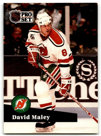 1991-92 Pro Set David Maley New Jersey Devils #421