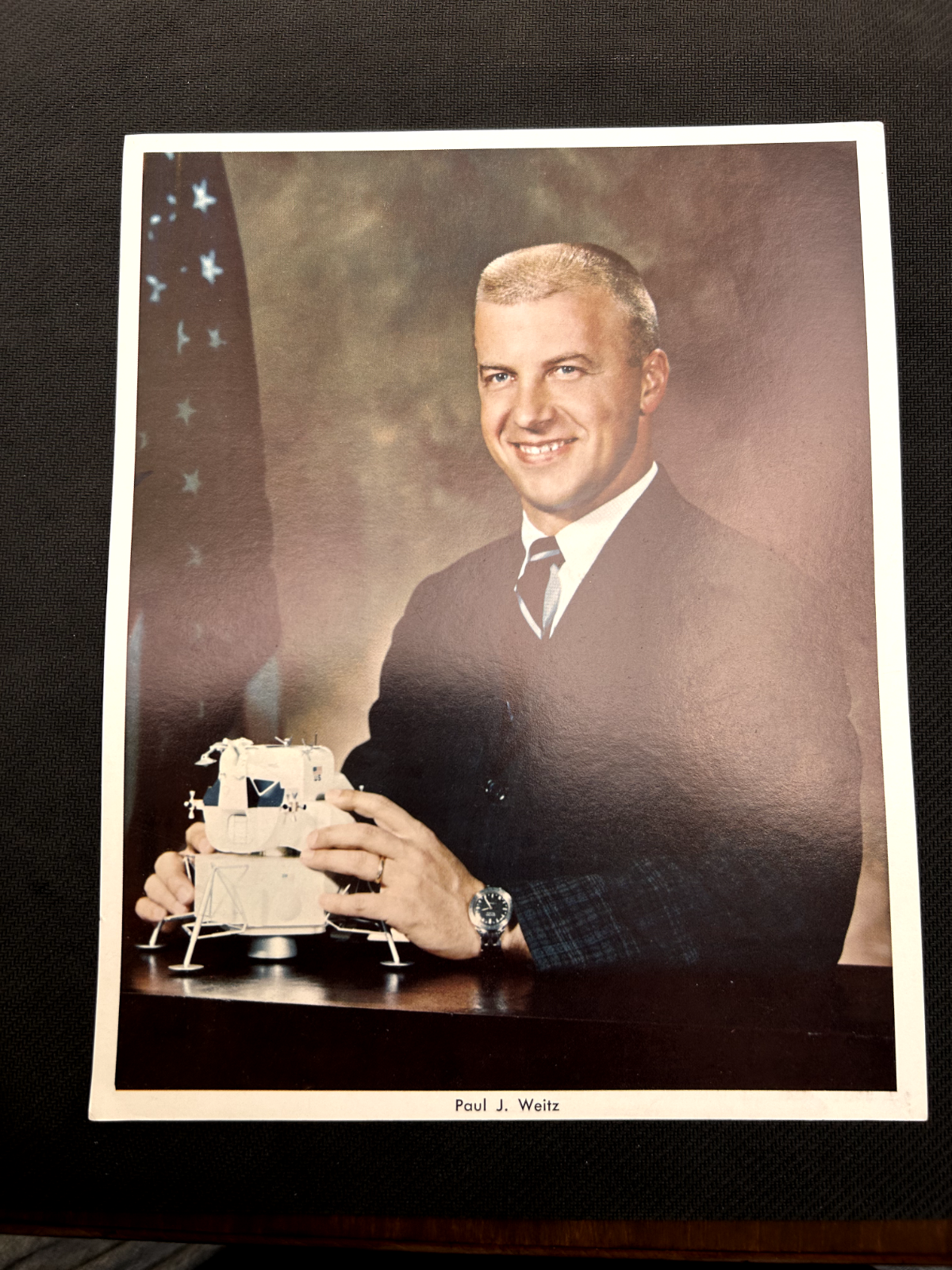 NASA Skylab Space Shuttle astronaut litho Gerald Carr 8X10 portrait photo