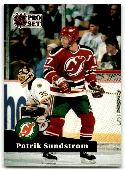 1991-92 Pro Set Patrik Sundstrom New Jersey Devils #141