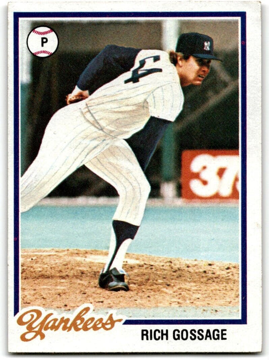 1978 Topps Rich Gossage New York Yankees #70