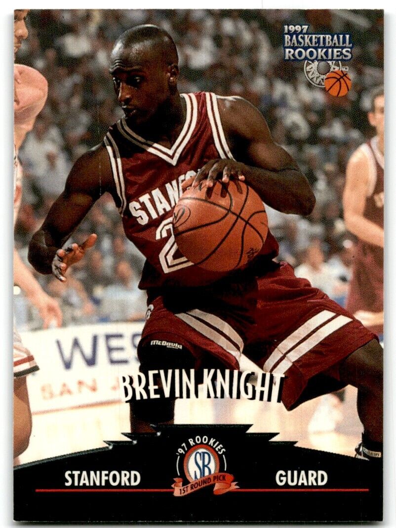 1997-98 Score Board Rookies Brevin Knight Stanford Cardinal #8