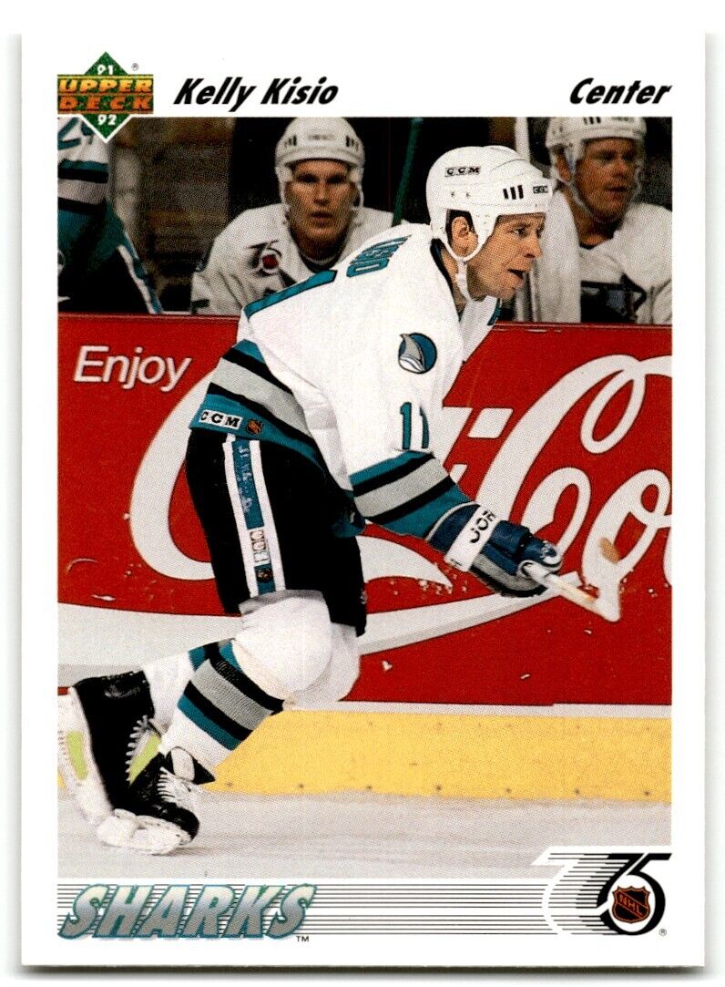 1991-92 Upper Deck Kelly Kisio San Jose Sharks #515