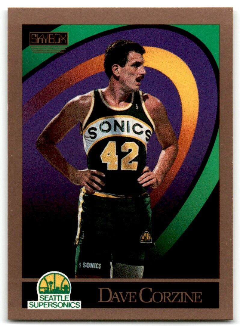 1990-91 SkyBox Dave Corzine Seattle SuperSonics #417