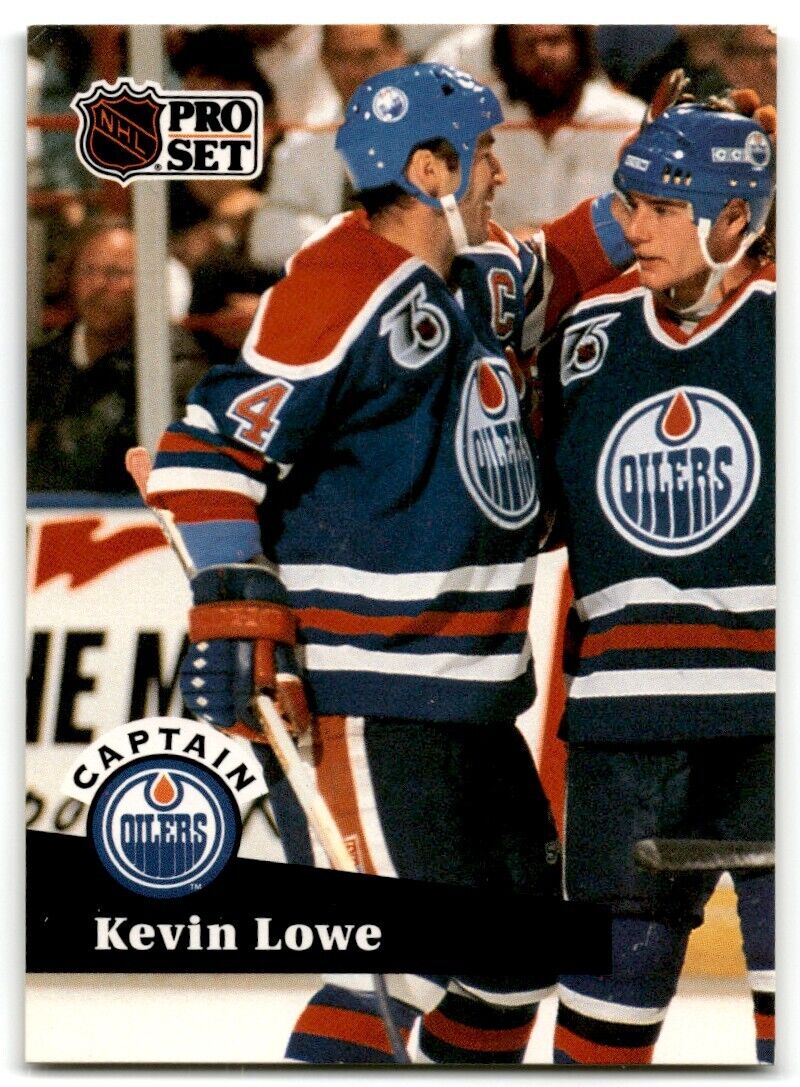 1991-92 Pro Set Kevin Lowe Edmonton Oilers #572