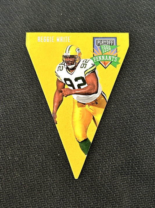 1996 Reggie White Playoff Contenders Pennants #68 Green Bay Packers FS