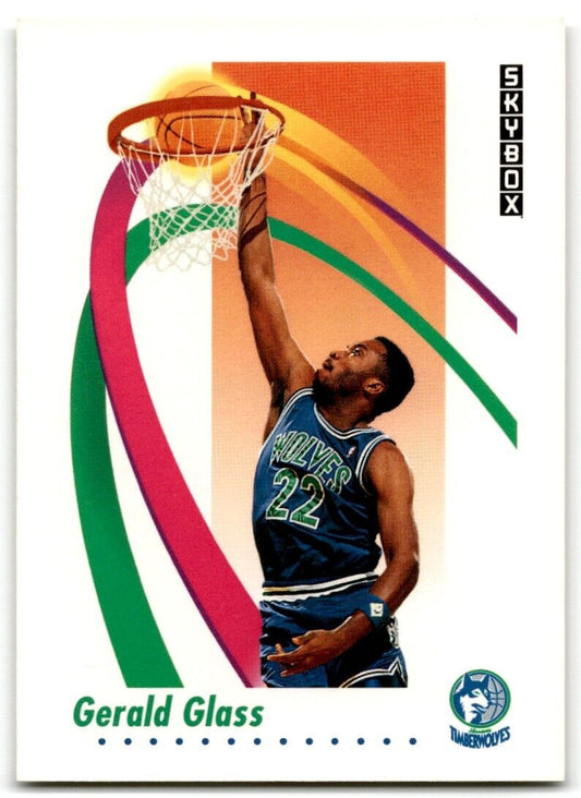 1991-92 SkyBox Gerald Glass Rookie Minnesota Timberwolves #170