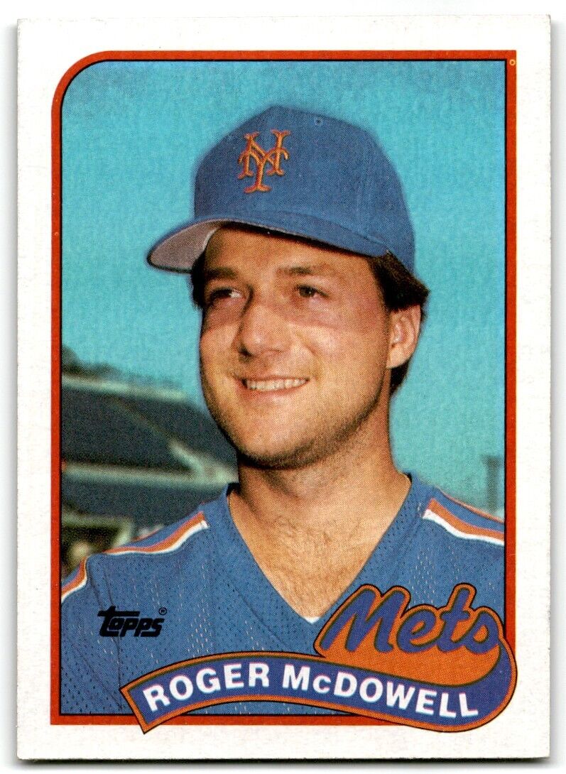 1989 Topps Roger McDowell New York Mets #735