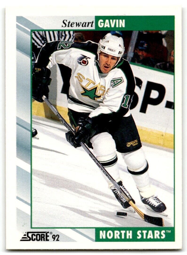 1992-93 Score Stewart Gavin Minnesota North Stars #117