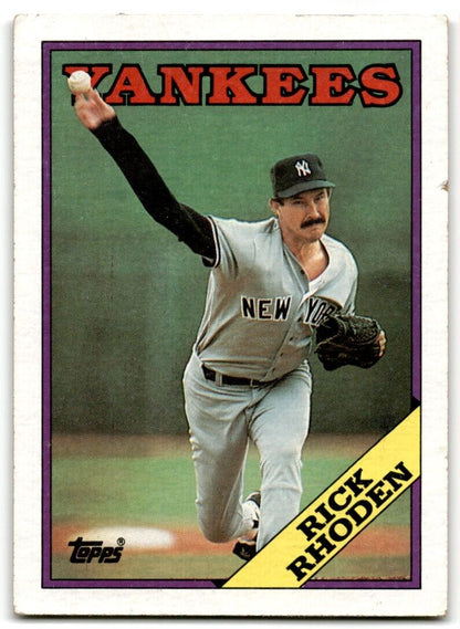 1988 Topps Rick Rhoden New York Yankees #185