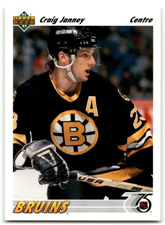 1991-92 Upper Deck Craig Janney Boston Bruins #128