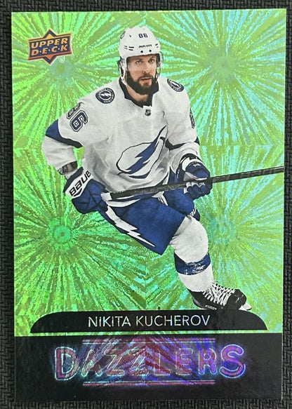 2020-21 Upper Deck Dazzlers Green Nikita Kucherov Tampa Bay Lightning #DZ-40