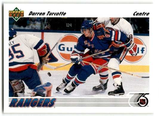 1991-92 Upper Deck Darren Turcotte New York Rangers #155