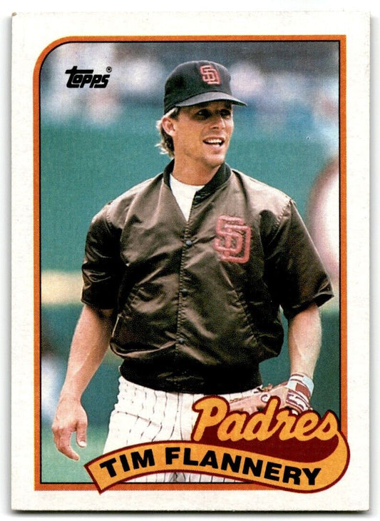 1989 Topps Tim Flannery San Diego Padres #379