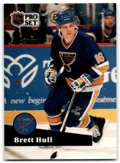 1991-92 Pro Set Brett Hull St. Louis Blues #215